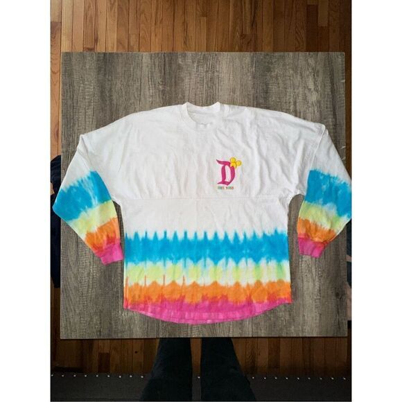 Rainbow Dip Tie Dye Disney Pineapple Spirit Jersey Adult Small - Picture 1 of 5